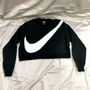 NIKE Swoosh Cropped Sweatshirt- Size Medium